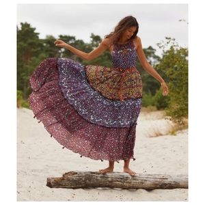NWOT Anthropologie Bhanuni by Jyoti Marala Maxi Dress  SZ 4